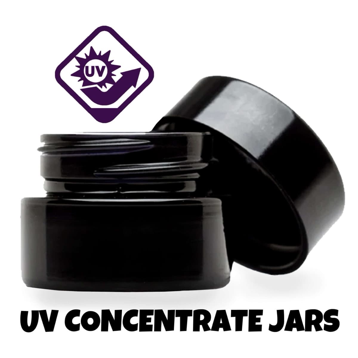 5ml UV Violet Jar – Black Lid FULL BOX 350 thumbnail 3